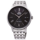 Orient Herren Analog Automatik Uhr mit Edelstahl Armband RA-AC0J02B10B
