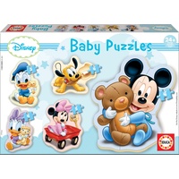 Educa Baby Puzzleset mit 5 Puzzles für Kinder ab 24 Monaten, Disney (13813)