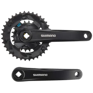 Shimano Altus Kettenradgarnitur Schwarz 170mm