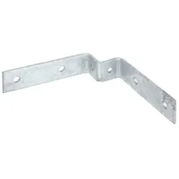 siwitec Pfostenkappe Befestigungslasche für Universalpfosten 30 x 30 mm, Stahl feuerverzink (Universal-Set), Universalpfosten, Handlaufstützen, Befestigungslaschen, Pfostenkappen