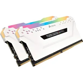 Corsair Vengeance RGB PRO weiß DIMM Kit 16GB, DDR4-3200, CL16-18-18-36 (CMW16GX4M2C3200C16W)