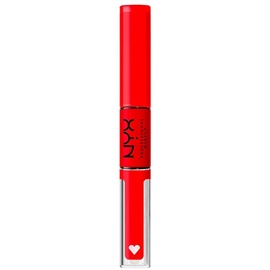 NYX Professional Makeup Shine Loud Hochglänzender 2 Schritt Lippenstift 3.4 ml Farbton 17 Rebel In Red