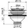 Alcaplast Spülbecken Ablaufgarnitur 1,5' Ablaufventil 90mm mit Edelstahlsieb, Ausführung:ohne Überlauf