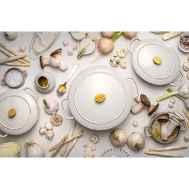 BALLARINI Bellamonte Cocotte 28 cm rund weiß