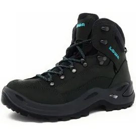 Lowa Renegade GTX Mid Damen Asphalt/Türkis 41