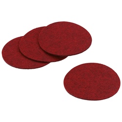 Untersetzer Alia Filz altrot 4Stk 0,4cm 10,0cmØ