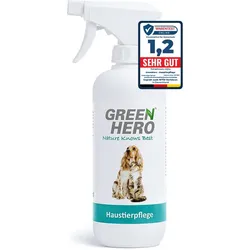 Hundepflege Spray bei Juckreiz, Grasmilben, Milben, uvm. - 100% natürliche Wirkstoffe 500 ml