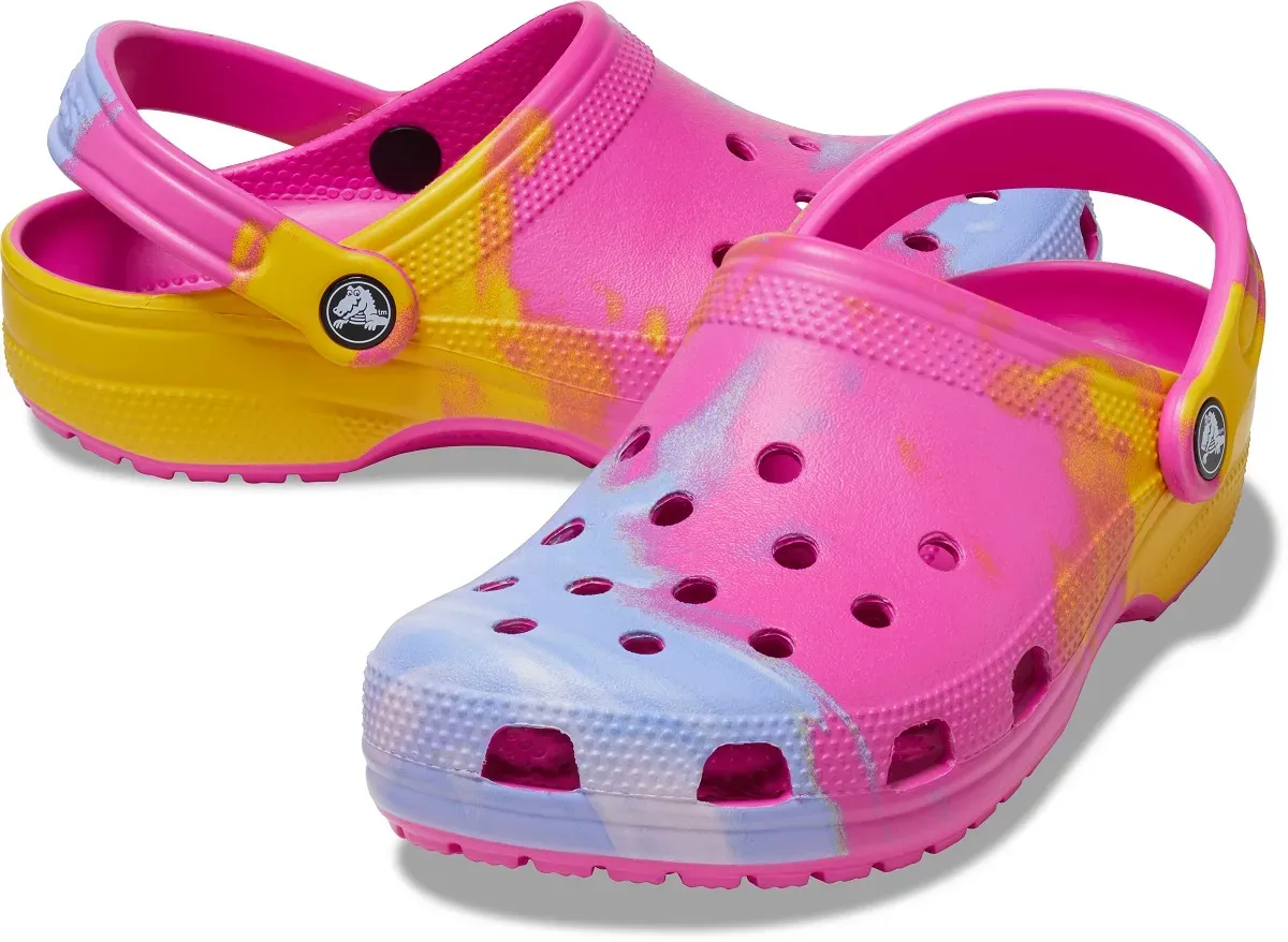 Crocs Sandale Classic Ombre Clog pink/multi Damen - 1 Paar