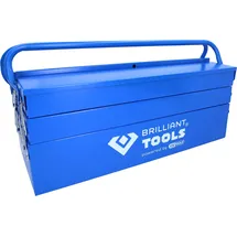 BRILLIANT TOOLS Metall-Werkzeugkasten, klappbar - BT150800