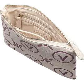 Valentino Samba Re Print Umhängetasche Kunstleder Ecru/Rosa