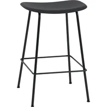 Muuto Fiber Tube base, H 65 cm, schwarz