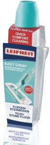 LEIFHEIT Easy Spray Fliesen / Steinböden Reinigungsmittel , Bodenreiniger reinigt schlierenfrei Fliesen und Steinböden, 625 ml - Flasche