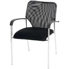 Mendler Tulsa 4er Set schwarz