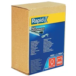 Rapid Zaun-Ringklammern VR22, galvanisiert, Schachtel 1 Pack