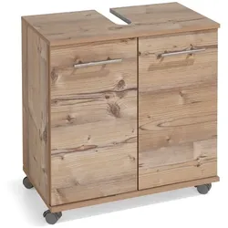 Schildmeyer Waschbeckenunterschrank Isola Holzoptik Silberfichte