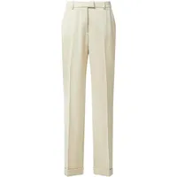 Comma, comma Regular: Satinhose mit geradem Bein beige 42/REG