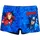 Marvel Avengers Badehose Jungen Kinder Badeshorts Iron Man Captain America (DE/NL/SE/PL, Numerisch, 128, Regular, Blau)