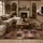 Snapstyle Designer Velour Teppich Mystic Karo Braun 200x300cm
