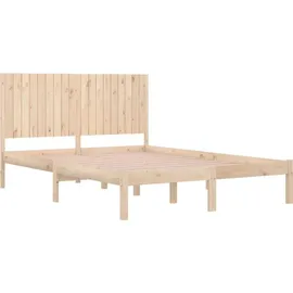 vidaXL Massivholzbett 180 x 200 cm Braun