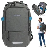 Elephant Gin Elephant Fly Small Rucksack Schwarz