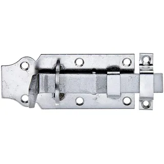 GAH Alberts Schlossriegel Edelstahl Gerade mit Schlaufe 100 mm x 45 mm