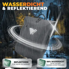 MIVELO 3in1 Fahrradtasche silberfarben