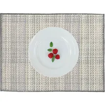 APELT Platzset APELT "Cona 35x48 col. 60", grau (beige), B:35cm L:48cm, 90% Polypropylen, 10% Polyester, Platzsets, mit Kettelrand