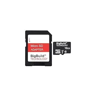 BigBuild Technology 16 GB ultraschnelle 80 MB/s Micro-SDHC-Speicherkarte für Blackview A52, Blackview A85 Mobile