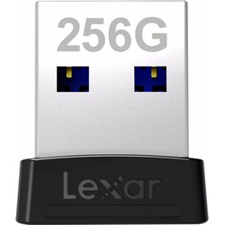 Lexar JumpDrive S47 (256 GB, USB A, USB 3.1), USB Stick, Schwarz, Silber