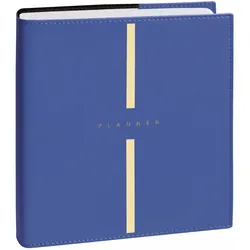 Buchkalender Plan Day 16x16cm Billy Lavendelblau 2024