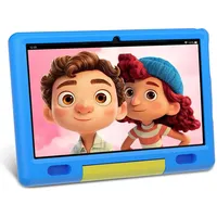 HotLight Kinder Tablet 10 Zoll, 6GB RAM + 64GB ROM +128GB Erweiterbar, Android 13 Tablet für Kinder mit IPS HD 1280 * 800 Display, Augenschutz, Kindersicherung, Dual-Kamera, 5000mAh Akku - Blau