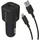 Muvit Kfz-Ladegerät 12W 2,4A mit Lightning-Kabel 1,2m Schwarz