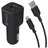 Muvit Kfz-Ladegerät 12W 2,4A mit Lightning-Kabel 1,2m Schwarz