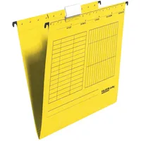 Falken Hängemappe UniReg, A4, 230g, gelb, Pck=5St, seitlich offen