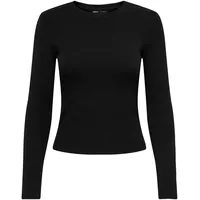 Only Damen Langarmshirt - ONLRILEY O-NECK TOP, Longsleeve, Rundhals,