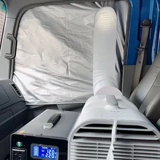 Dickly Tragbare Klimaanlage Schlauch Auto Fenster Stoff Abdeckung Regenfeste Teile Auspuffrohr Zubehör Universal Schattierung Abdeckung für SUVs Lkw