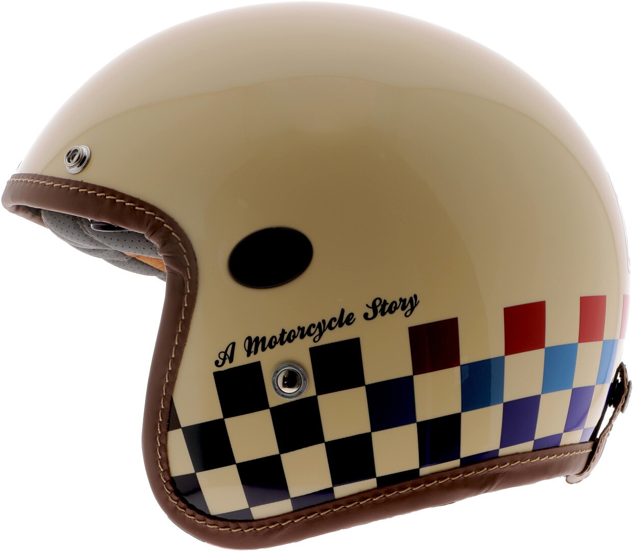 Helstons Course Carbon Jet Helm, beige, L