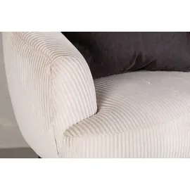 venture home Sessel Derry Samt 0 x 0 x 0 cm Weiß