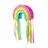 Partydeco Regenbogen-Pinata 20 cm x 30 cm x 10 cm Bunt