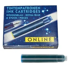 Online Schreibgeräte Tintenpatronen für Füller königsblau