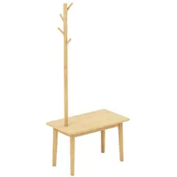 Costway Kleiderständer 3 in 1 168 x 40 x 180 cm beige