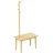 Costway Kleiderständer 3 in 1 168 x 40 x 180 cm beige