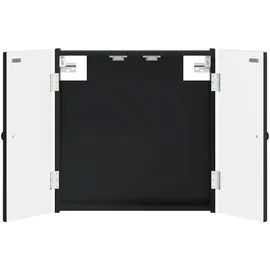 vidaXL Dartboard Schrank BREDA Schwarz 52,5 x 10,5 x 53,5 cm