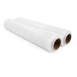 Inoverse Stretchfolie Transparent Wickelfolie, 2.5kg, 2 Rollen, Für Möbel & Umzug, Palettenfolie, Handstretchfolie