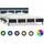 vidaXL Bettgestell mit LED Grau Kunstleder 120×200 cm