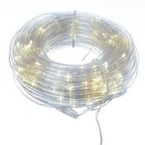 MARELIDA LED Lichtschlauch warmweiß Außen Lichterkette Party Garten Balkon 12m