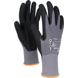 OX-ON Handschuhe Flexible Supreme 1600 Gr.9 schwarz/hellgrau EN388 EN420+A1 EN407 PSAII