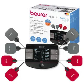 Beurer EM 89 TENS/EMS Gerät Elektroden Schwarz