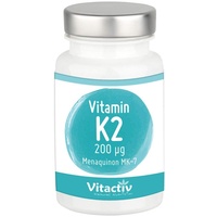 VITAMIN K2 200 μg, reines und natürliches Menaquinon MK7, zur Erhaltung der Knochen und speziell für die Generation 40+ (100 Tabletten)