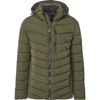 CasaModa Herren Outdoor-Steppjacke Kapuze gesteppt Regular-Fit Olivgrün 3XL -